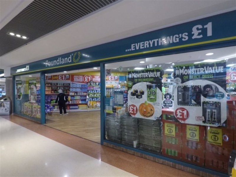 Poundland in The Mercury Shopping Centre