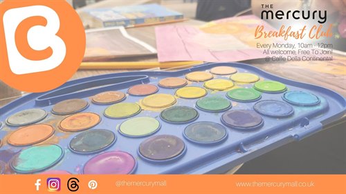 Breakfast Club - Watercolour painting with Nigel