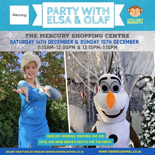 Children's Christmas party with Elsa & Olaf