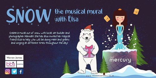 SNOW! The Musical Mural with Elsa
