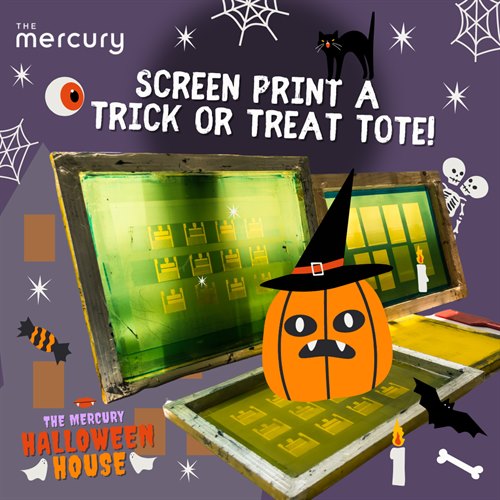 Screen Print a Trick or Treat Tote