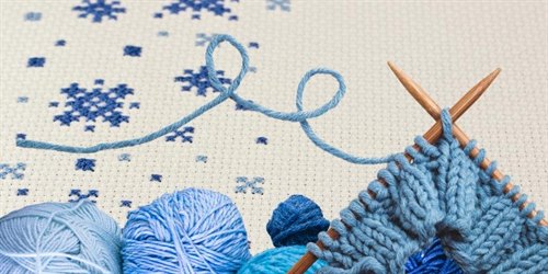 Breakfast Club - Festive Cross-stitch & Knitting with April
