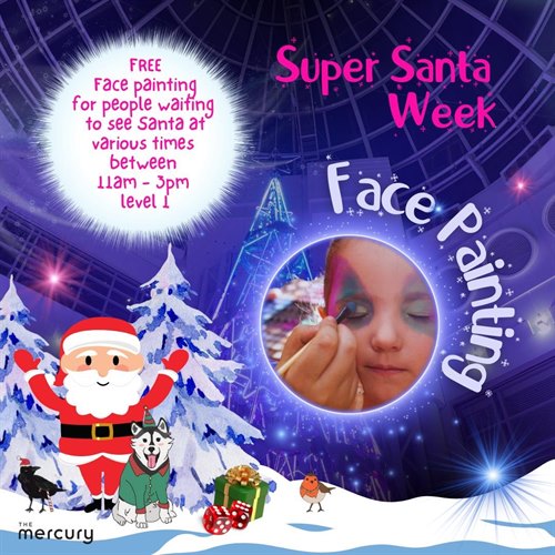 Super Santa Week - Thursday Face Painting 