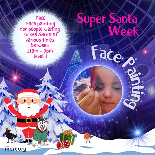 Super Santa Week - Saturday Face Painting