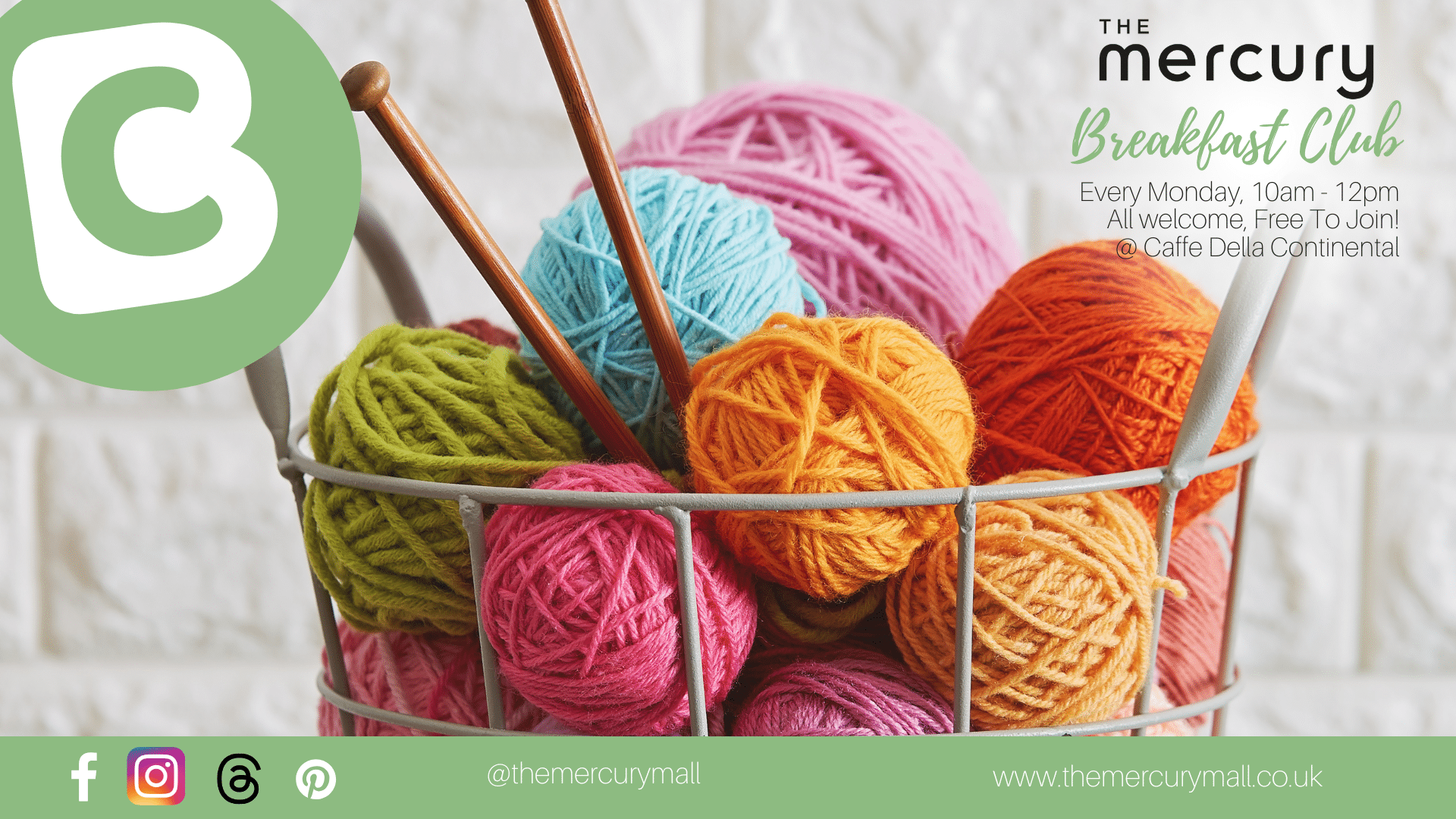 Breakfast Club Poster Knit and Natter